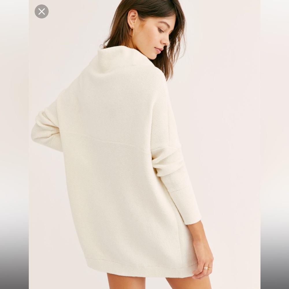 O’Neil Oversized Cotton Terry Tunic Sweater - Picture 6 of 15